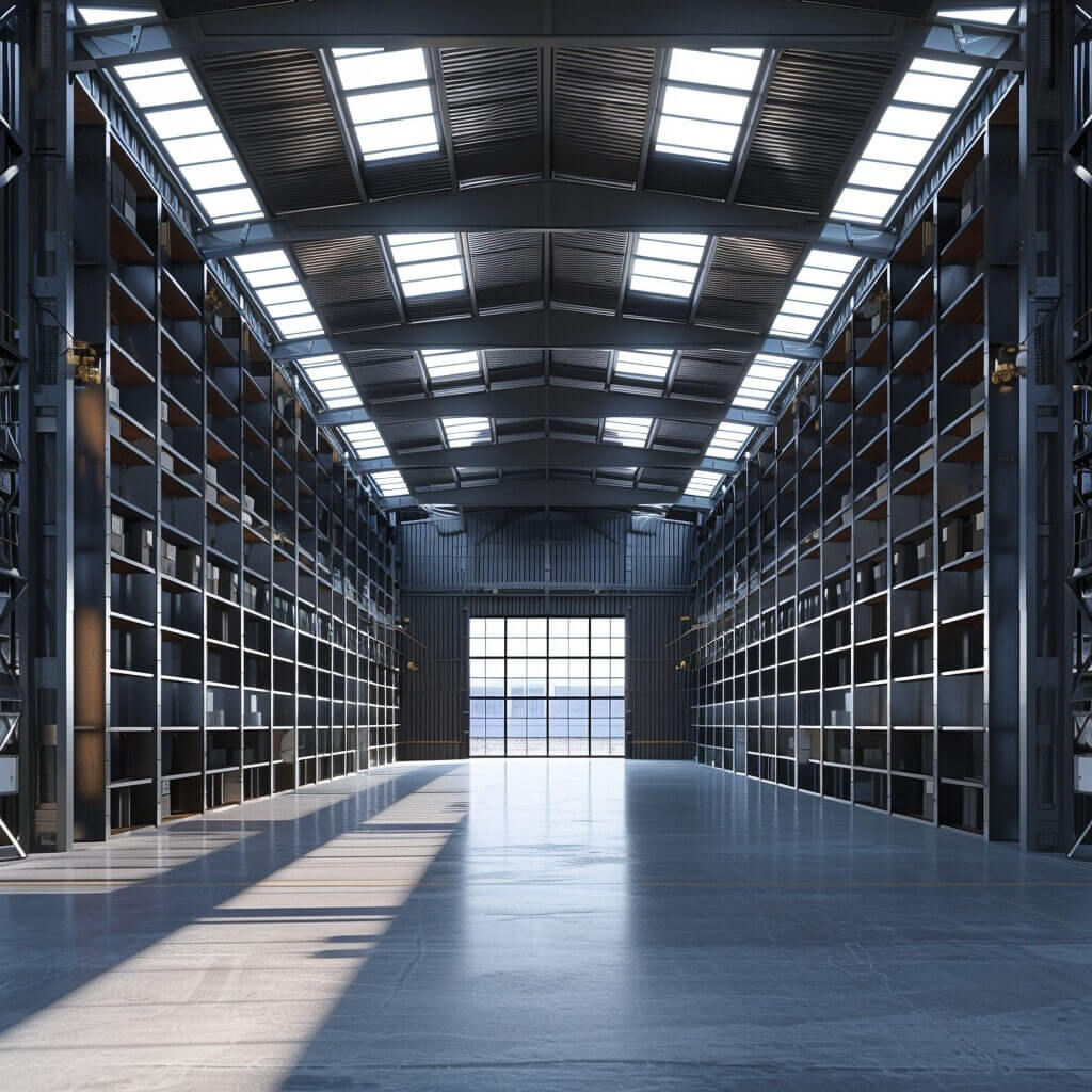 inside of warehouse
